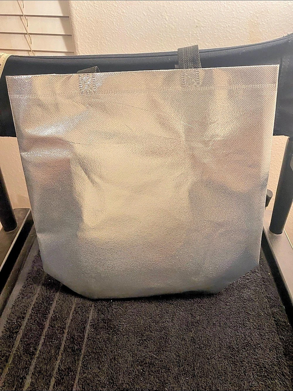 Silver Tote Bag